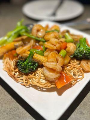 Pan Fried Crispy Noodles