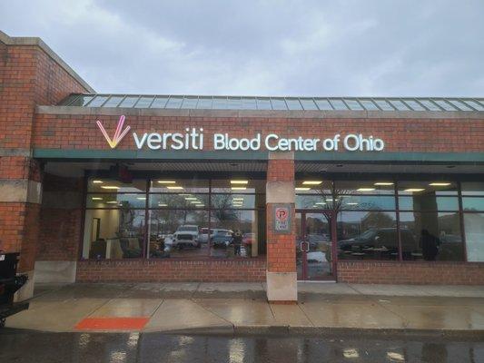 Versiti Blood Center, Columbus, Ohio Donor Center, Exterior