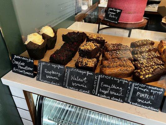 Assortment of baked goods