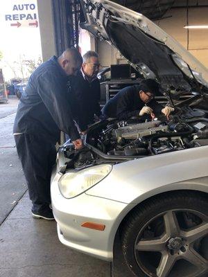 $50 for a smog test that took much longer than normal. Mechanic didn't change his dirty gloves pulling my car into the garage.