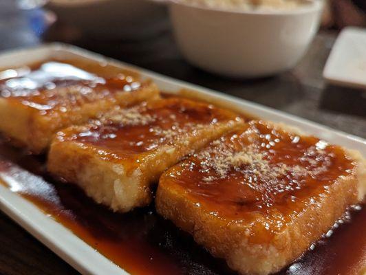 Fried sweet tofu