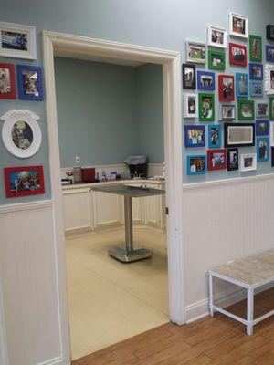 Exam room and part of lobby