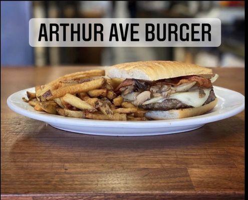 Arthur Ave burger