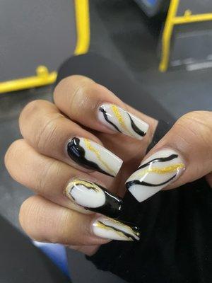 The bad nail design by Coco