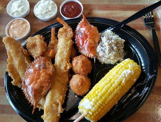 Deluxe Seafood Platter.