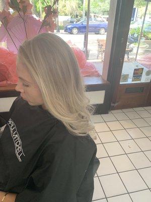 Cool tone balayage and baby-lite by taylor