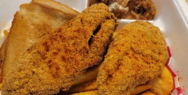 Fried catfish