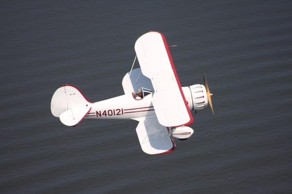 OBX Biplanes on a tour over Nags Head beach.