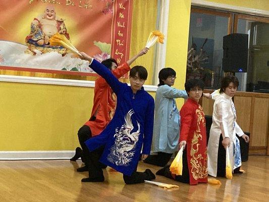 Young Buddhist dance