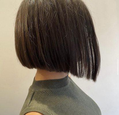 Beautiful haircut.