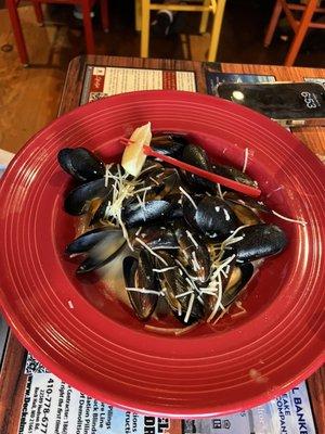 Mussels Alfredo