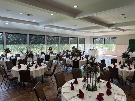 A beautiful wedding setup in our amazing Ballroom!