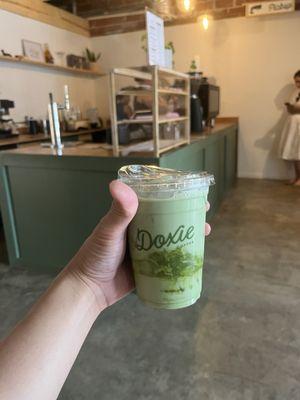 Matcha Iced latte