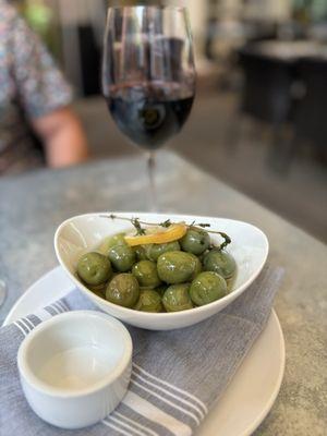 Green olives