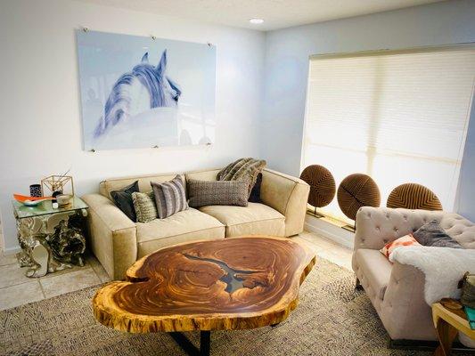 Beautiful custom coffee table.