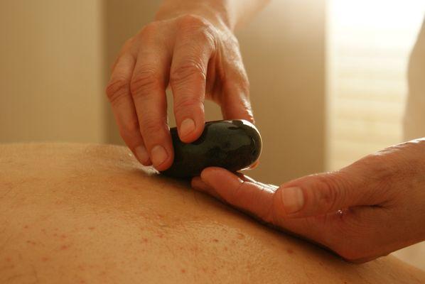 Hot stone massage