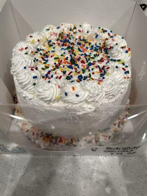 Birthday Sprinkle Ice Cream Cake