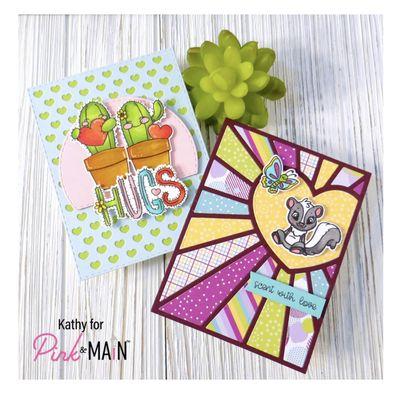 Handmade cards using our stamps, dies, stencils and more!