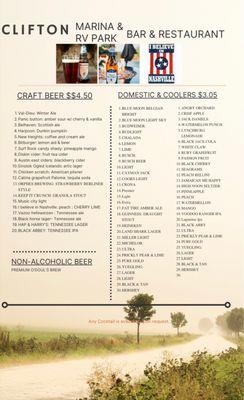 Beer Menu