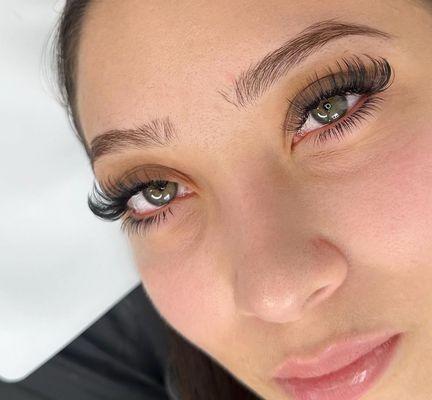 NATURAL WET SET with bottom lashes