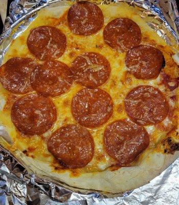 Pepperoni Pizza,  fresh from my oven