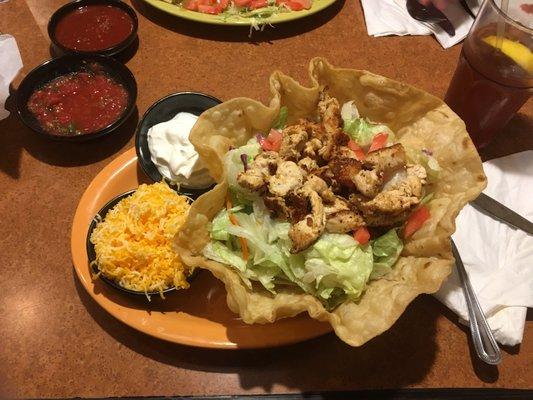 Chicken Fajita Style Salad