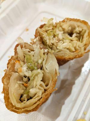 Vegetable egg roll (inside)