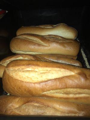 Fresh rolls delivered daily by Formisano Bakery.