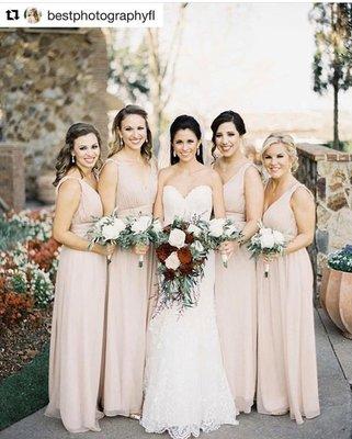 Bridal party makeup