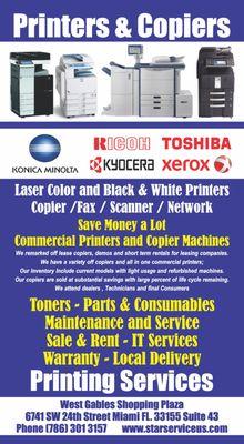 Commercial Printers for Sale