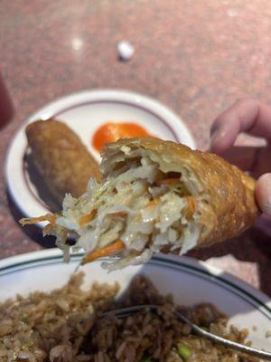 Veggie eggrolls no bueno