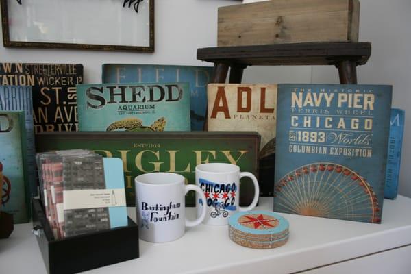 Shop display featuring handmade, local goods