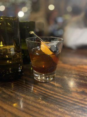 Spiced old fashioned.