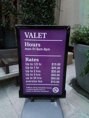 Valet parking