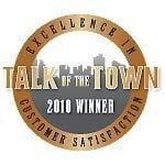 2010 CMUS Talk of the Town Award for Excellence in Customer Satisfaction