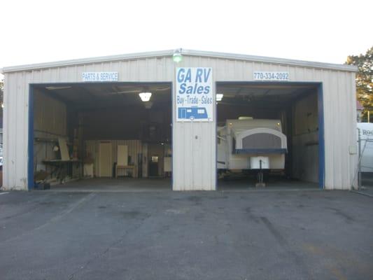 We At Ga. RV Sales, Sale Used Travel Trailers, We Can Also Service Those Travel Trailers Too.