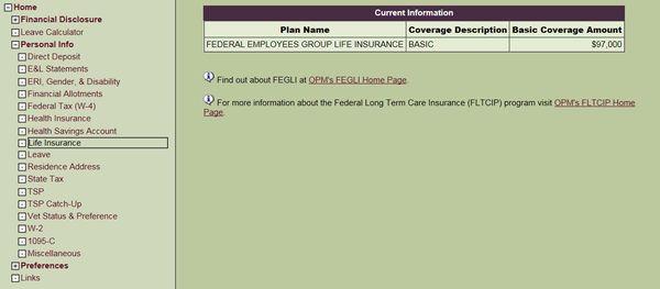 Life insurance for Federal Employees when FEGLI option B goes up at age 50.