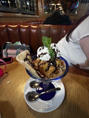 Fried ice cream