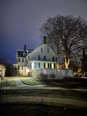 Ropes Mansion...with some strange lights near the window.