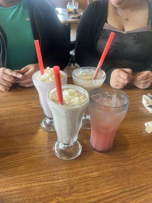 our amazing shakes