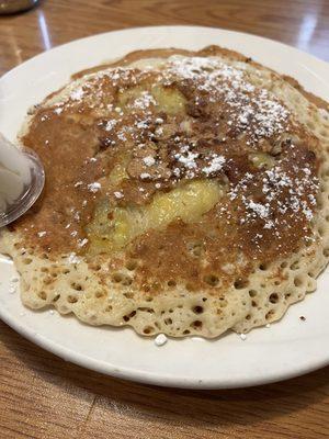 Peanut butter and banana pancakes