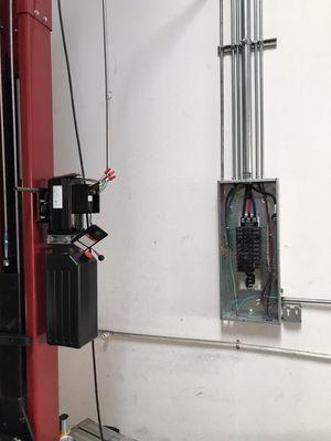 Power for car lift