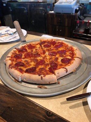 Pepperoni pizza