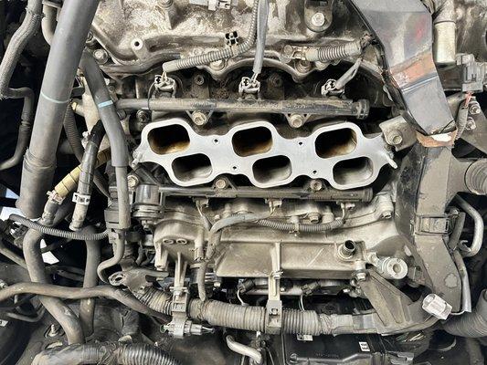 Lexus ES350 valve cover gasket replacement, spark plug replacement with all oem parts and intake manifold gasket replacement