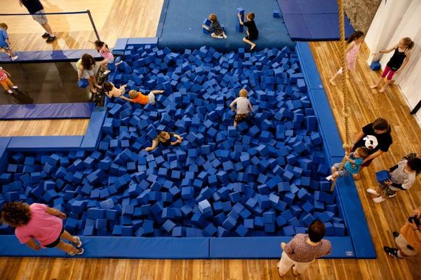 a huge foam pit too!