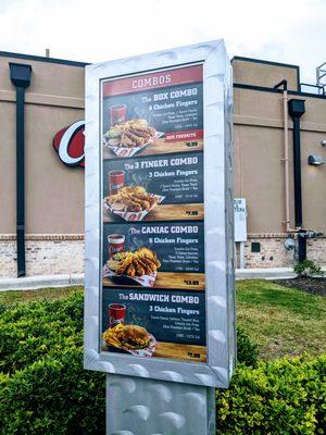 Drive-Thru Menu