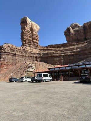 Trading post parking lot