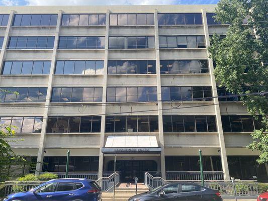 This is the entrance to Jenkintown Plaza, the building that contains my office. Sharon Jenkins, LMT is located on the fourth floor, Rm 430