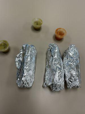 Three of my 6 tacos