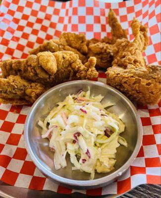 Original Fried Chicken - Half w/Coleslaw